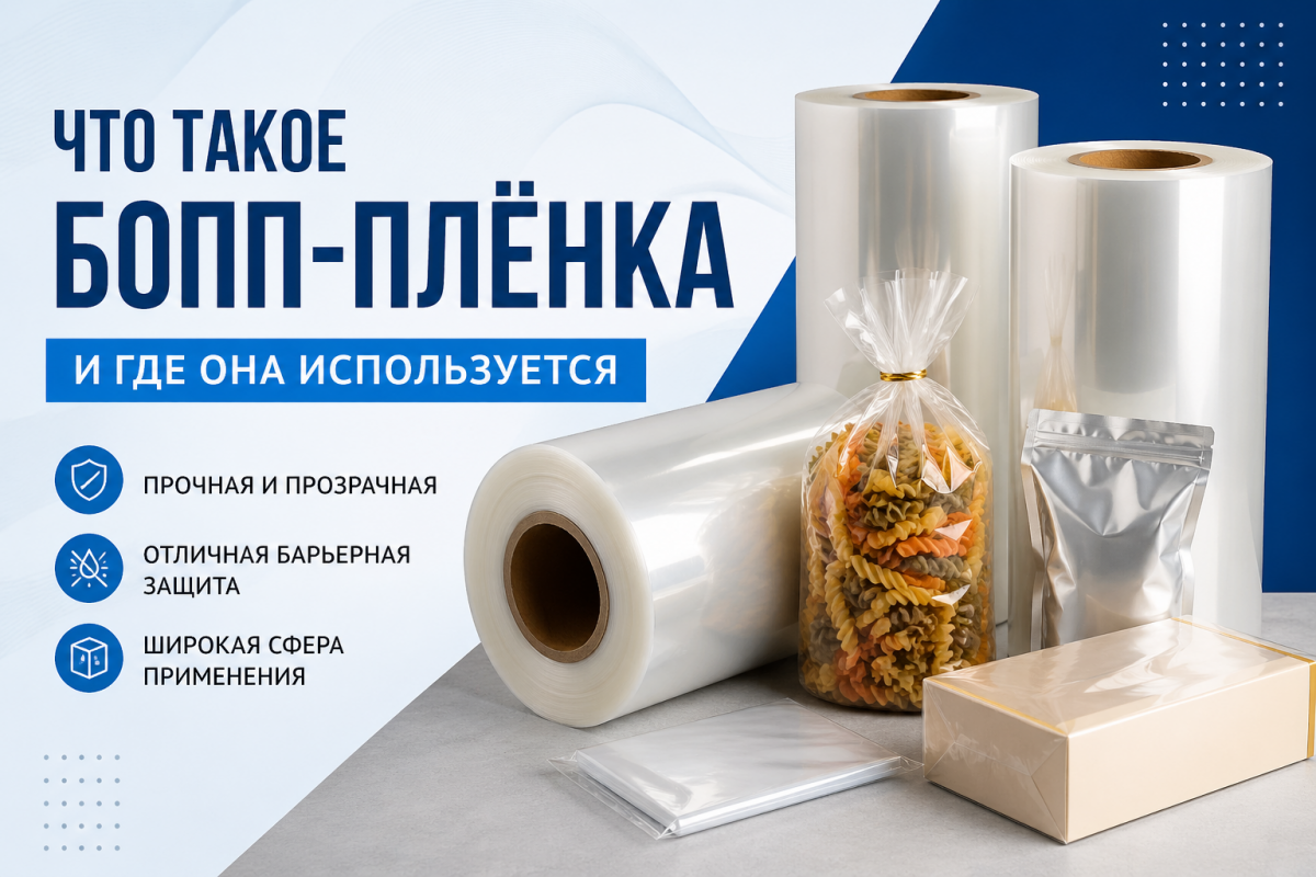 Что такое БОПП-плёнка и где используется
