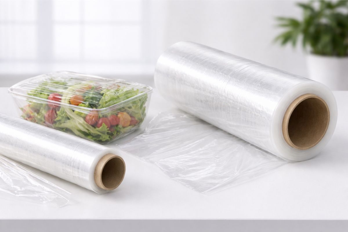 Чем отличается пищевая плёнка от стрейч-плёнки | Полифилм