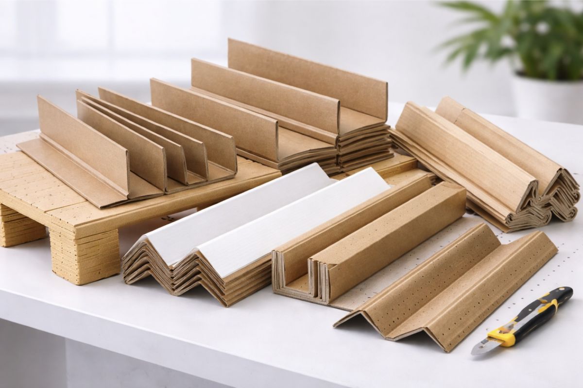 Виды защитных картонных уголков | Полифилм