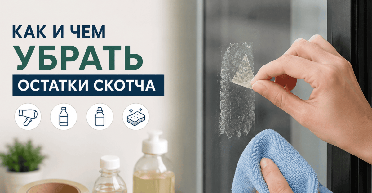 Как и чем убрать остатки скотча: проверенные способы удаления