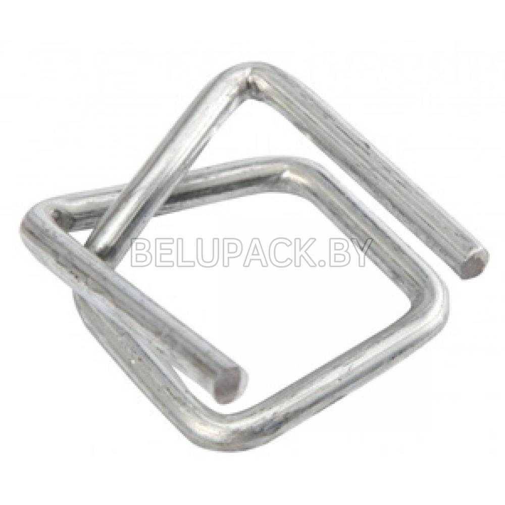 Пряжка для ленты 16-19мм, металлическая проволочная