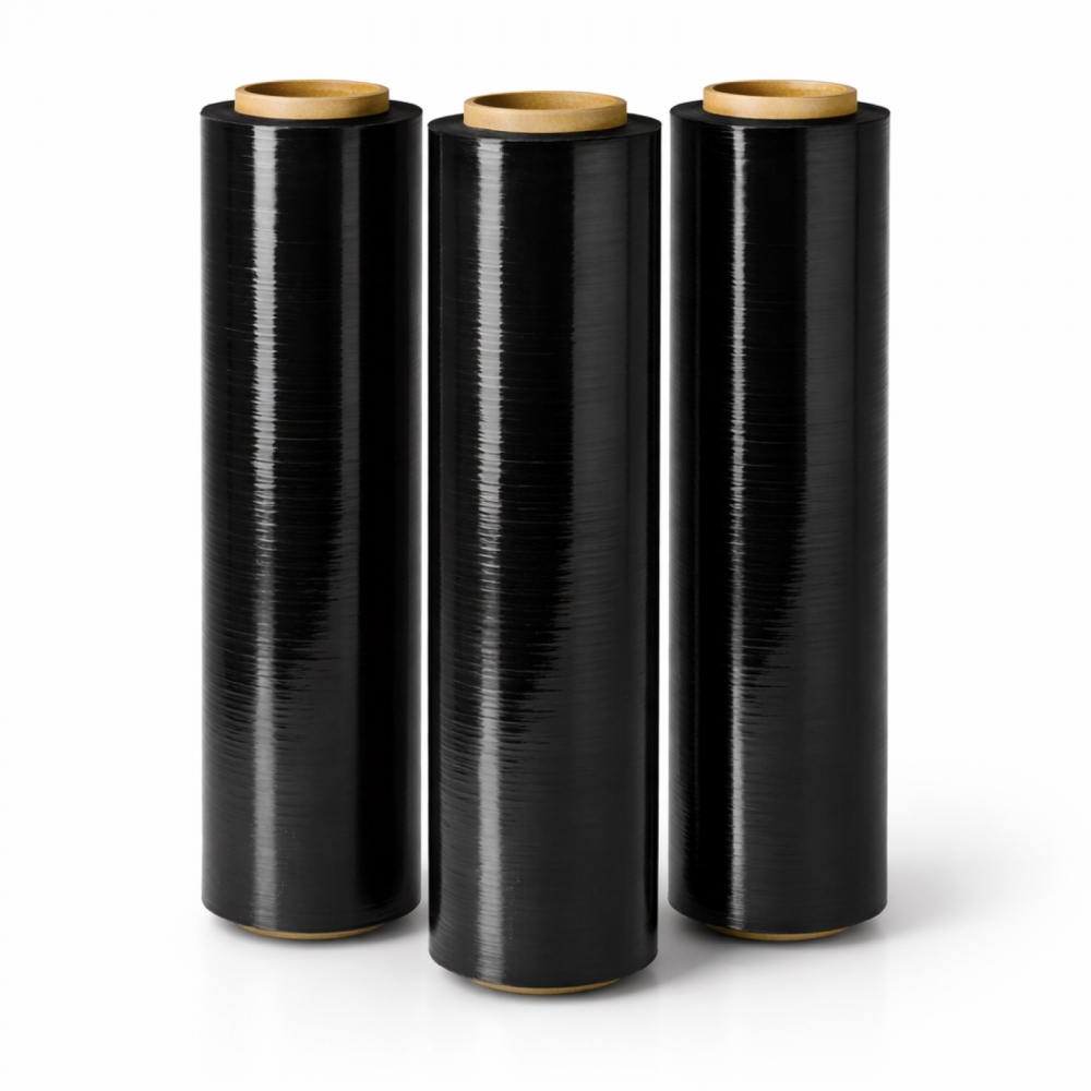 Ручная стрейч-плёнка чёрная (23 мкм)